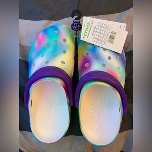 Crocs.  Classic solarized clogs NWT! Size 6J